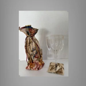 T104 Wine Bag, 4 Coasters
