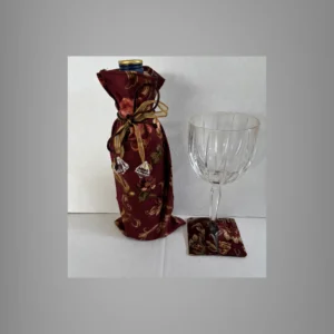 Wine Bag & 8 Coasters #T119